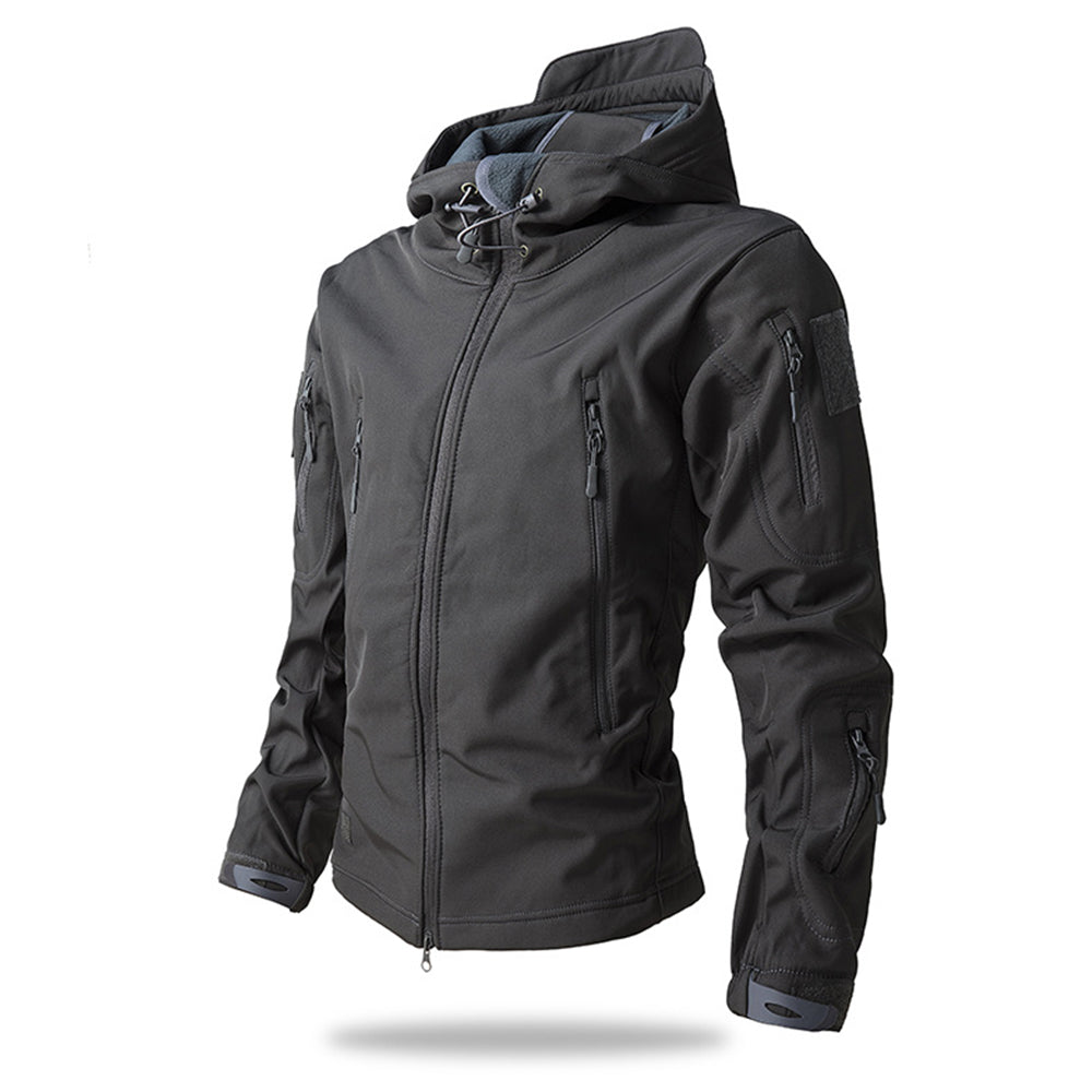 Soft Shell Fleece Hooded 3-in-1 Sharkskin Outdoor Cycling Thickened Camouflage Clothing