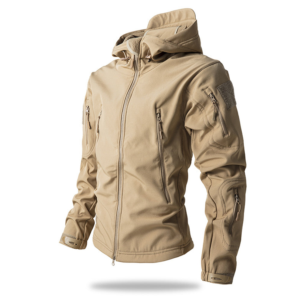Soft Shell Fleece Hooded 3-in-1 Sharkskin Outdoor Cycling Thickened Camouflage Clothing