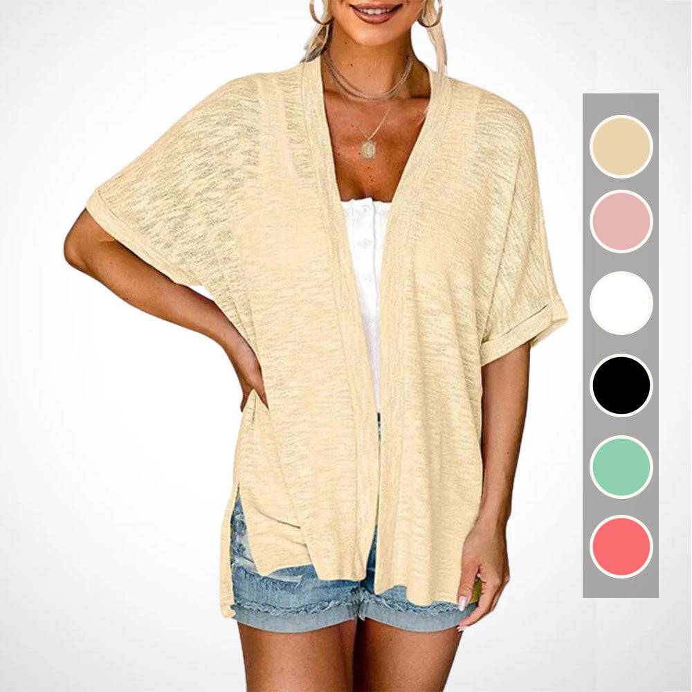 🔥Summer Clearance – 50% OFF!🔥2025 New Stylish Flowy Short Sleeve Cardigan