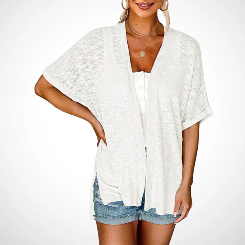 🔥Summer Clearance – 50% OFF!🔥2025 New Stylish Flowy Short Sleeve Cardigan
