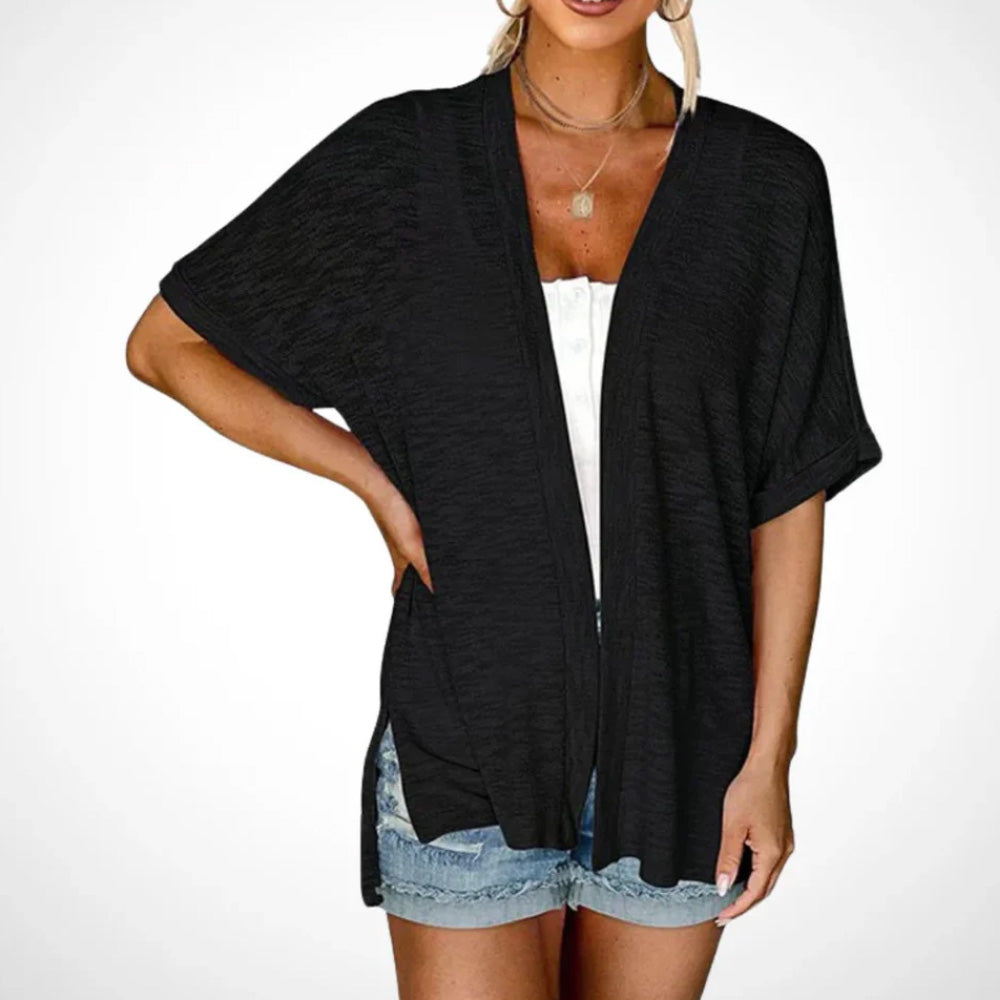 🔥Summer Clearance – 50% OFF!🔥2025 New Stylish Flowy Short Sleeve Cardigan
