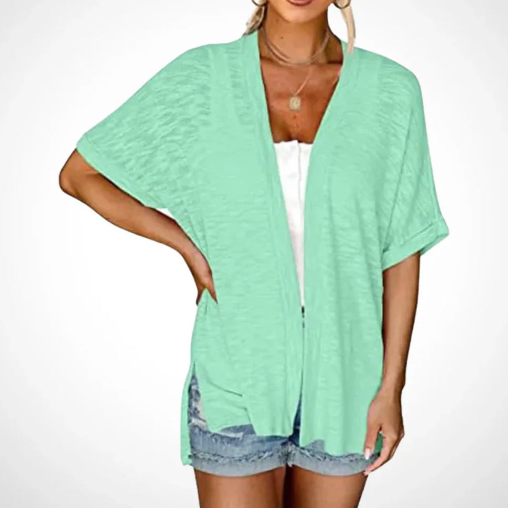 🔥Summer Clearance – 50% OFF!🔥2025 New Stylish Flowy Short Sleeve Cardigan