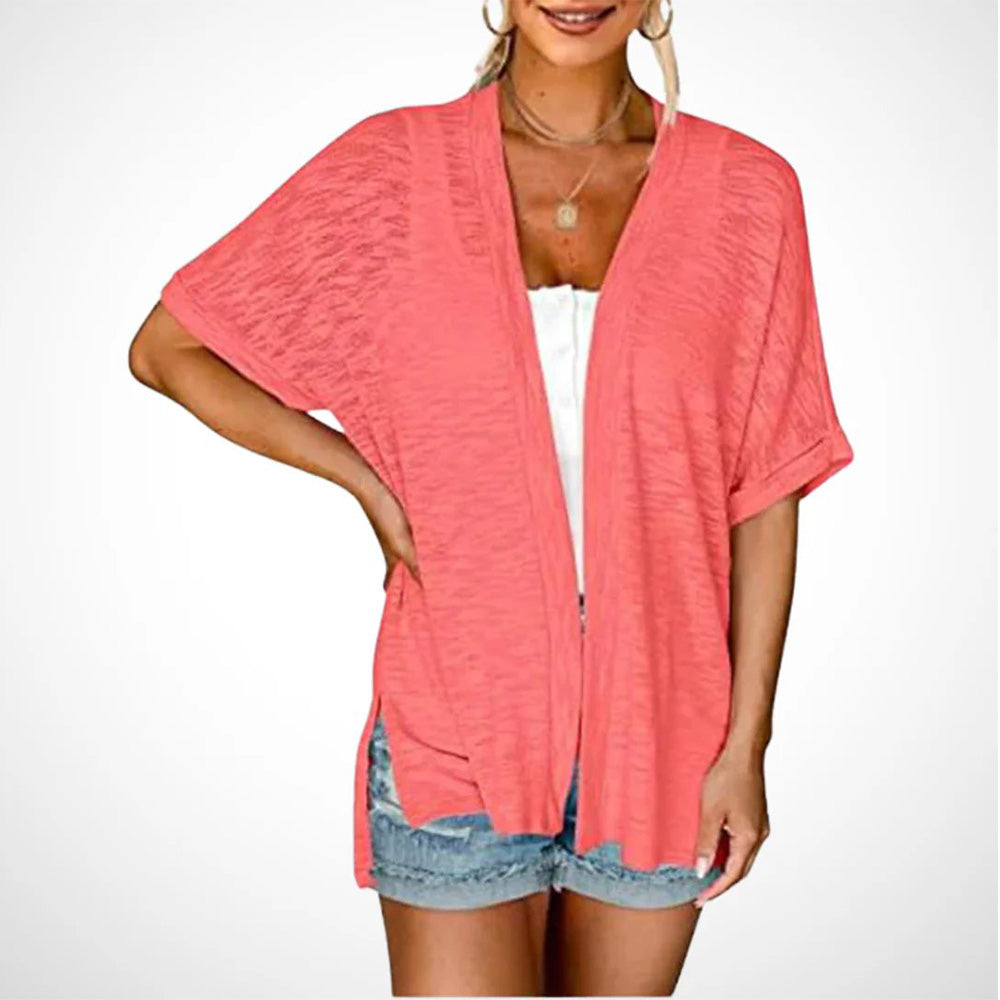 🔥Summer Clearance – 50% OFF!🔥2025 New Stylish Flowy Short Sleeve Cardigan