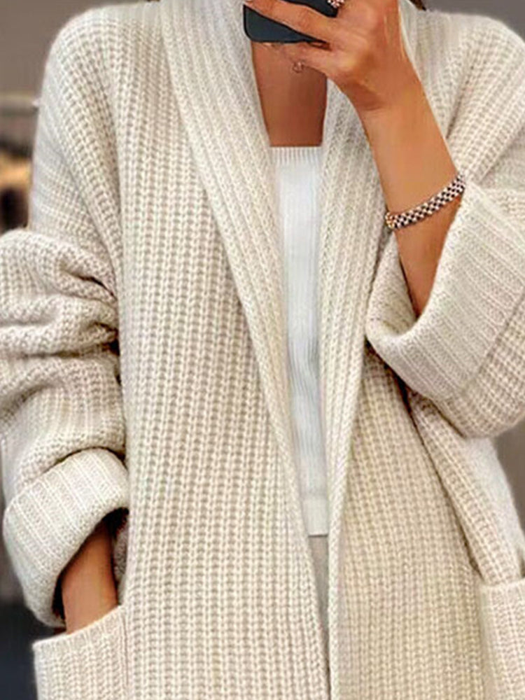 Casual long cardigan best sale